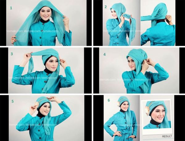 Tutorial Hijab Rectangular
